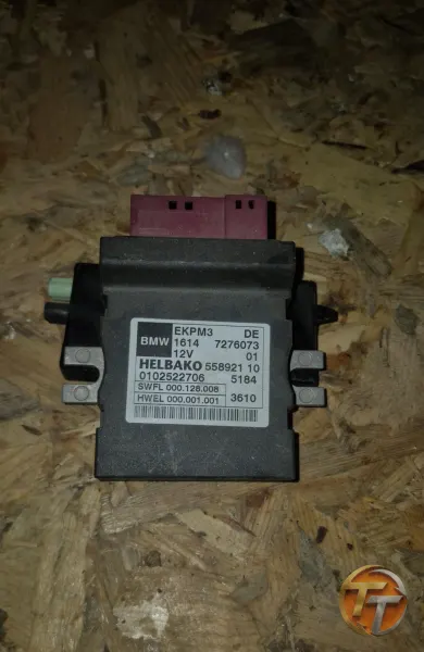 BMW Parça adı: EKPM3 Yakıt Pompa Kontrol Modülü Oem kodu: 1614 7276073 Uyumlu araç modelleri: BMW 1 Serisi: E81 / E82 / E87 / E88 [2007 – 2013], F20 / F21 [2011 – 2019] BMW 3 Serisi: E90 / E91 / E92 / E93 [2007 – 2013], F30 / F31 / F34 GT [2011 – 2019] BM