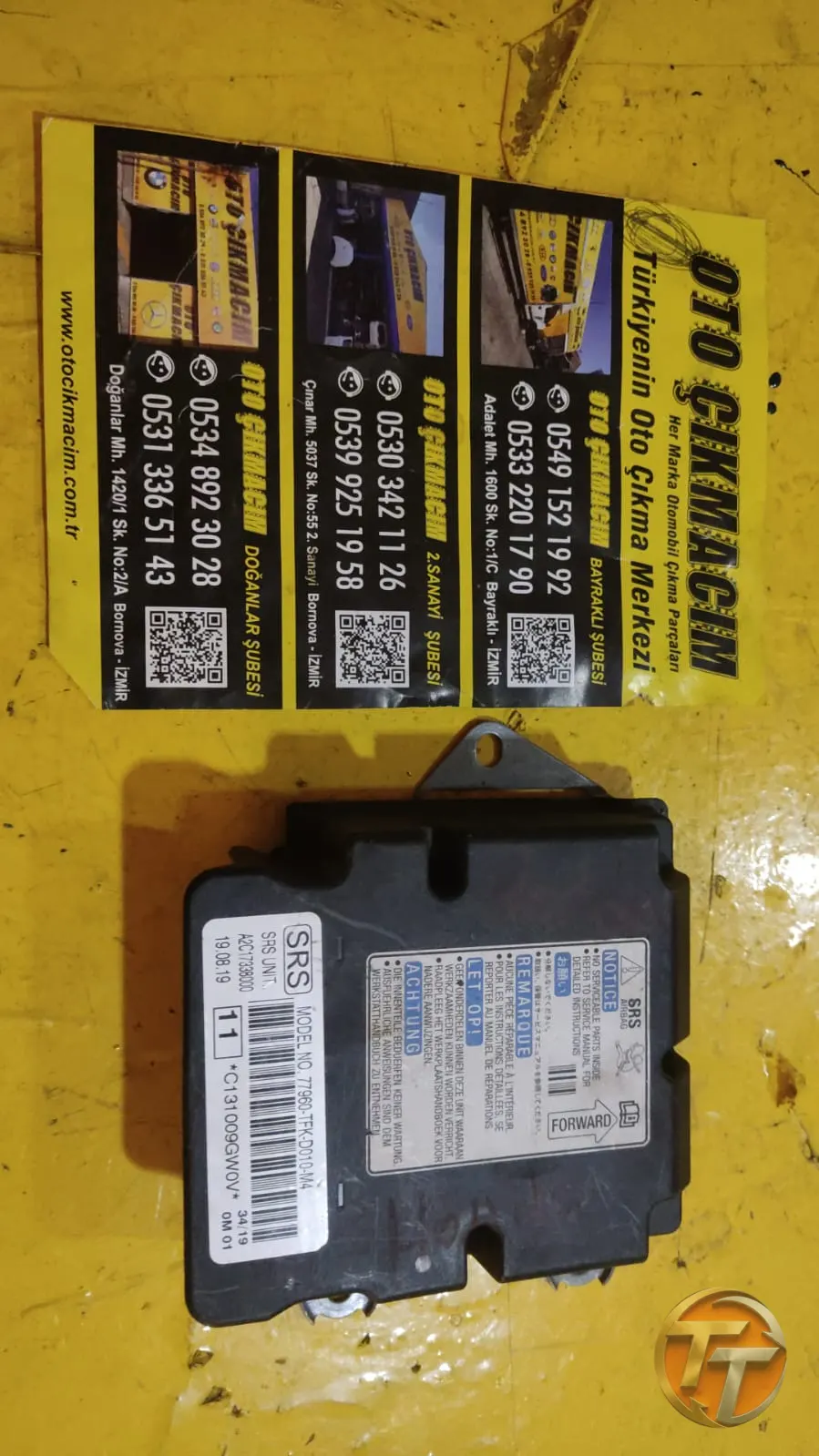 77960-TFK-D010-M4 HONDA CİVİC AİRBAG BEYNİ