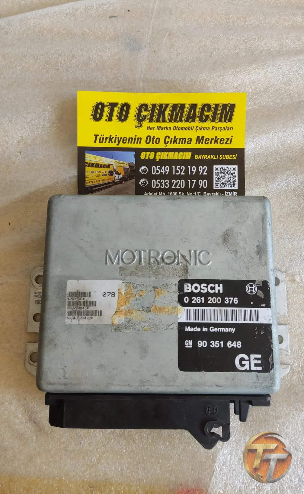 0261200376 90351648 OPEL VECTRA A 2.0 MOTOR BEYNİ