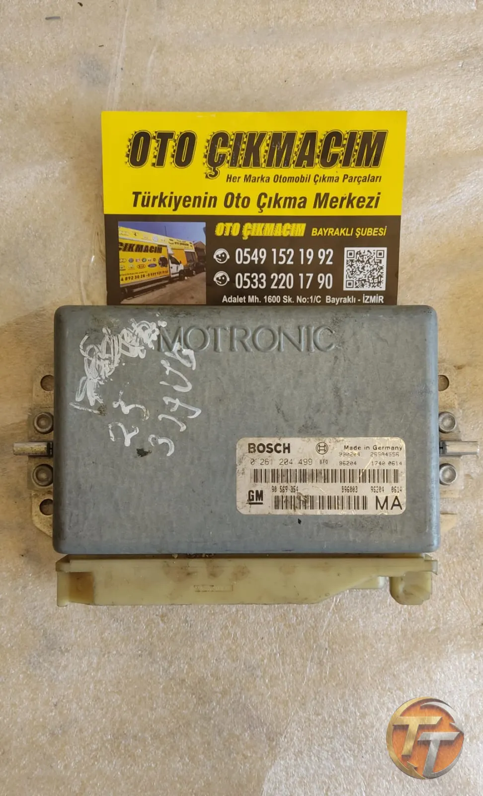 0261204499 OPEL VECTRA B 2.5 MOTOR BEYNİ
