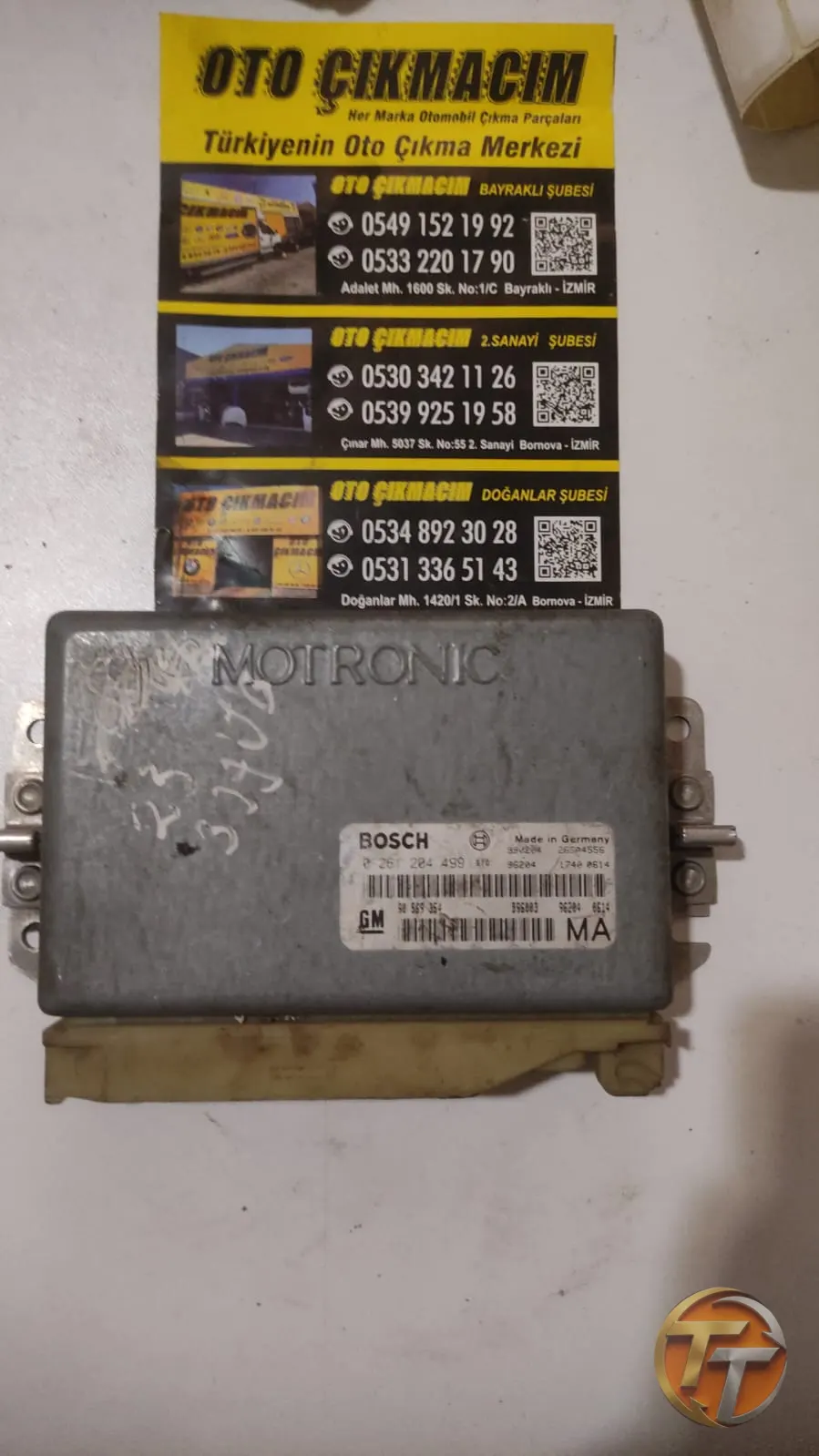OPEL VECTRA B 2.5 MOTOR BEYNİ 0261204499