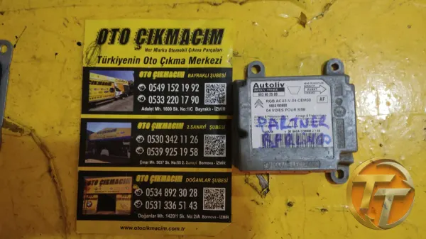 9653190880 PEUGEOT PARTNER CİTROEN BERLİNGO AİRBAG BEYNİ