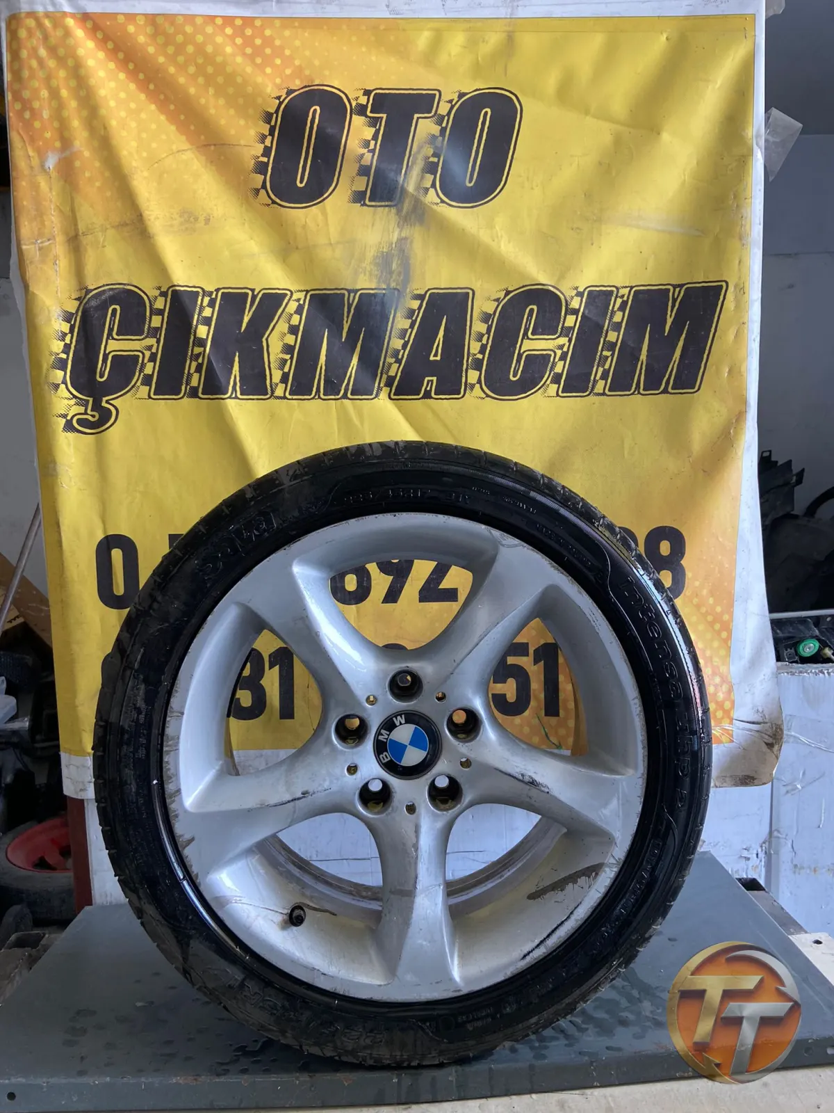 2 adet BMW jant lastik