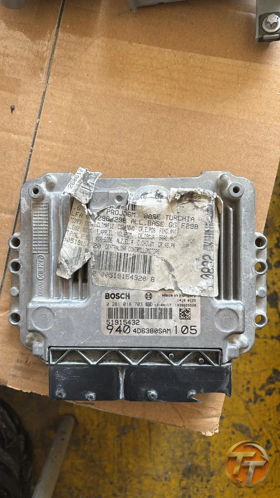 ALFA ROMEO GİULİETTA MOTOR BEYNİ 51915432