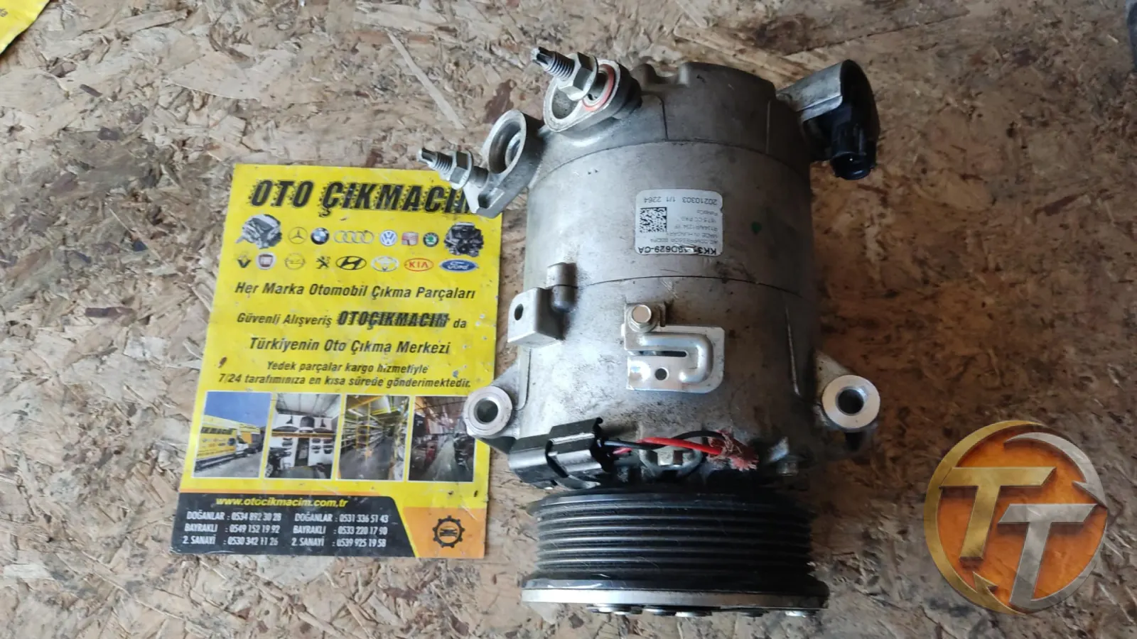 19d629-ca FORD COURİER KLİMA KOMPRESÖRÜ