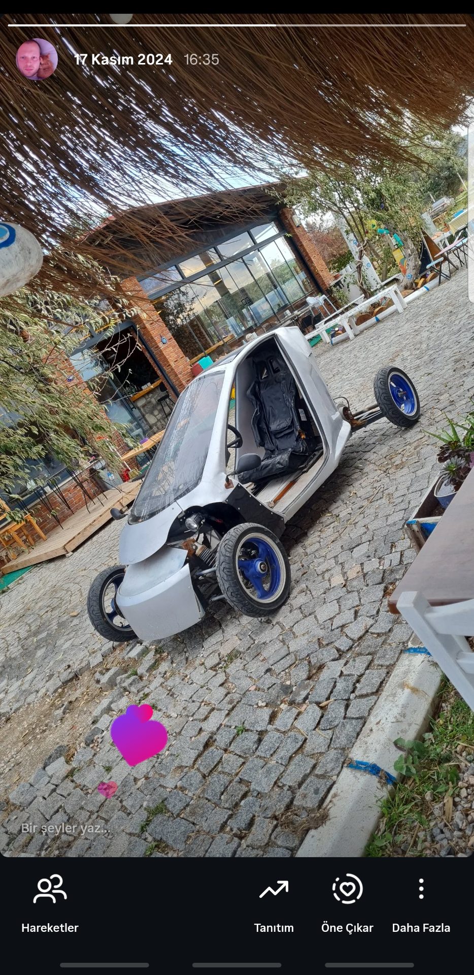 Özel Üretim Elektrikli Araba