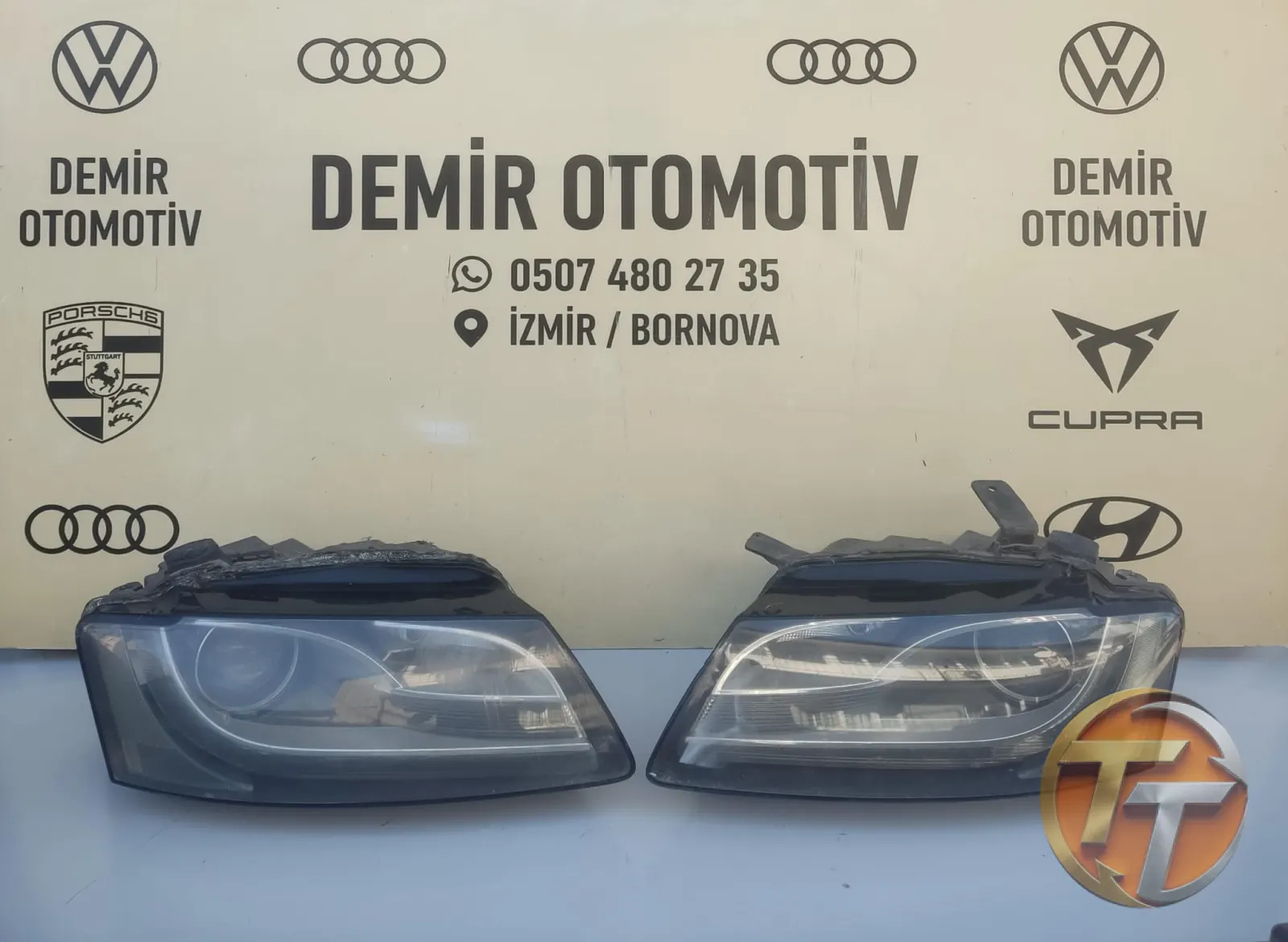 AUDİ A5 2009-2012 LED'Lİ XENON SAĞ SOL ÖN FAR ÇIKMA ORJİNAL