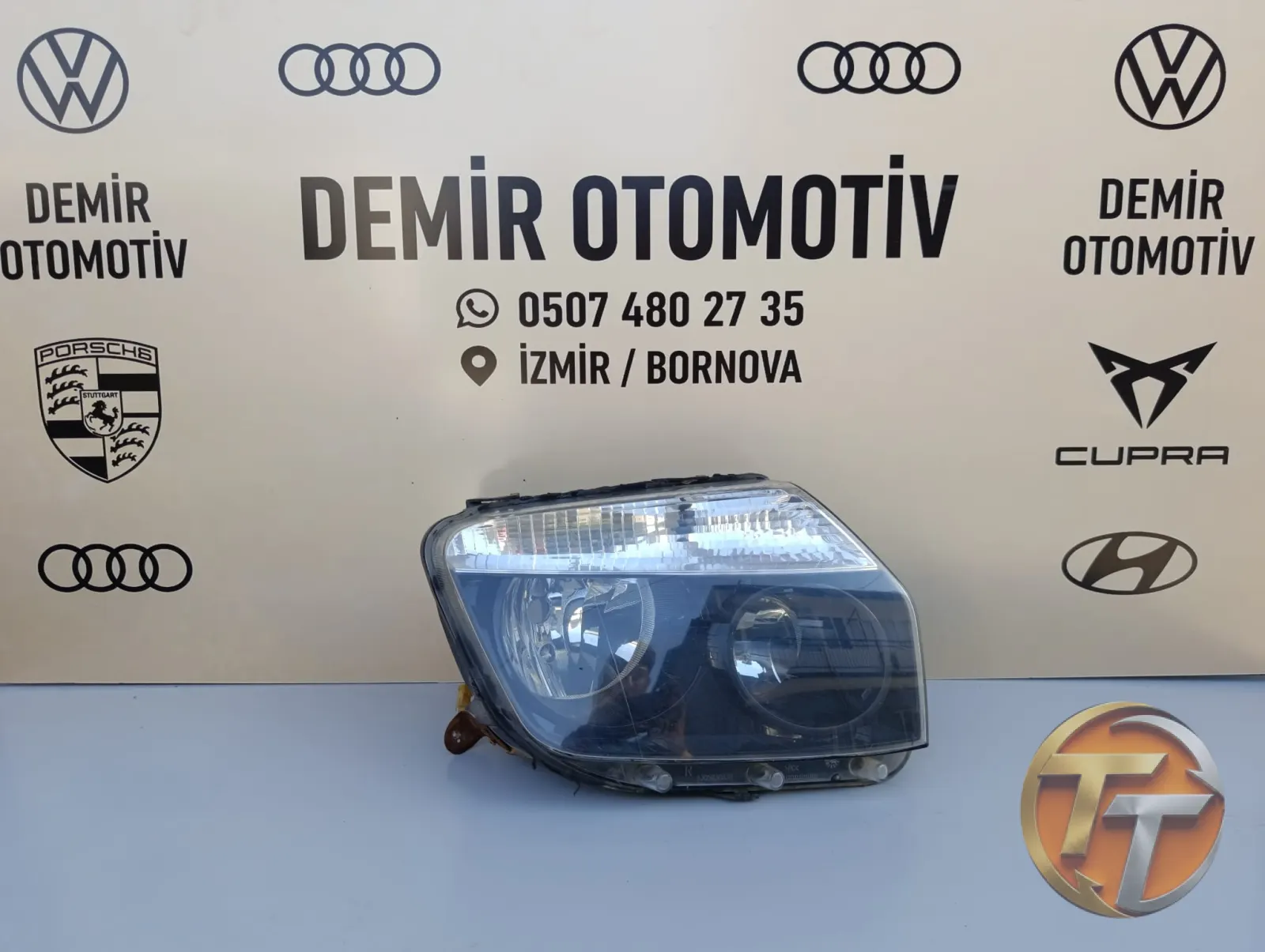 DACİA DUSTER SAĞ ÖN FAR ORJİNAL ÇIKMA 2010-2014