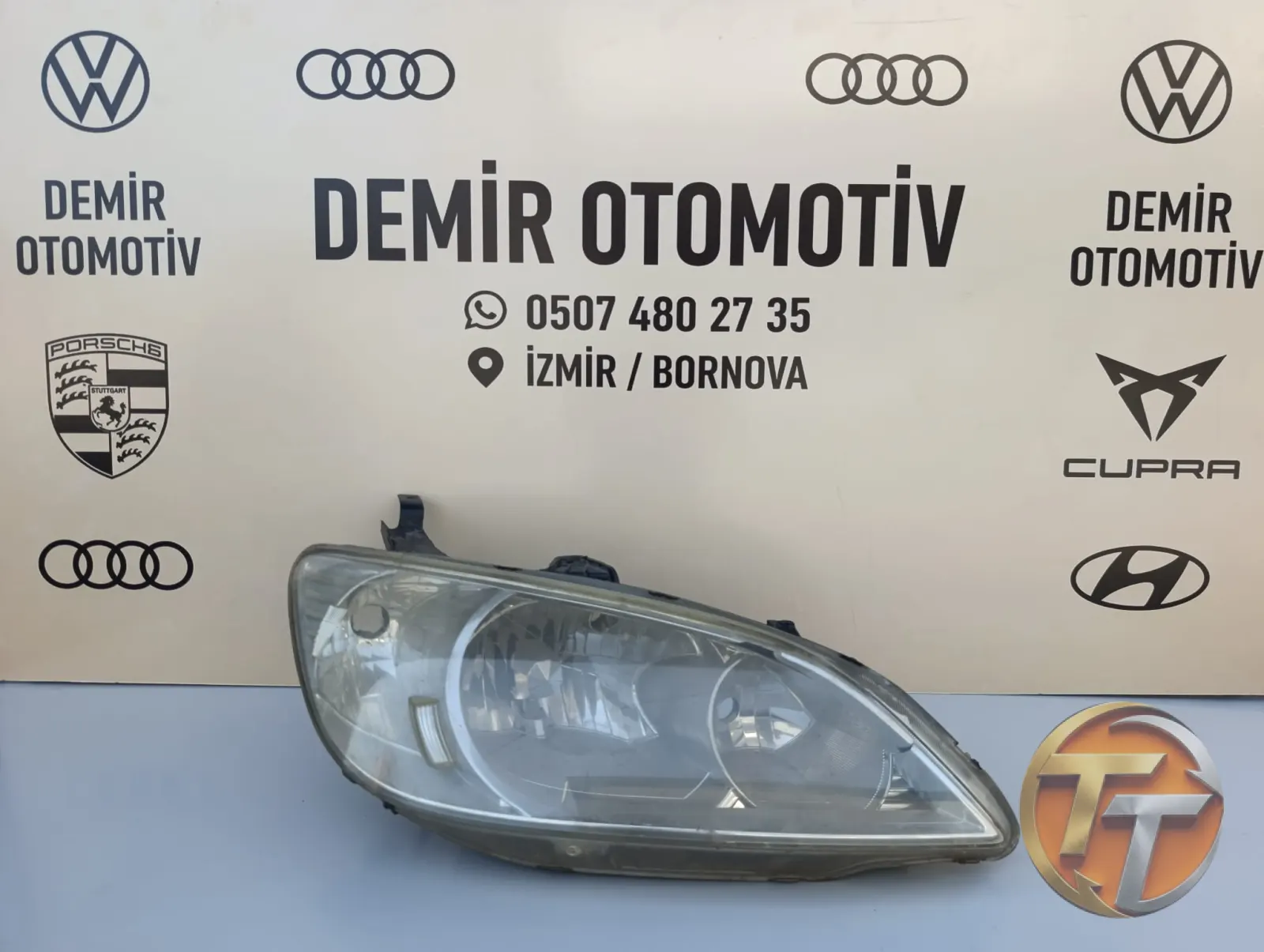 HONDA CİVİC VTEC 2 SAĞ ÖN FAR ORJİNAL ÇIKMA 2004-2006