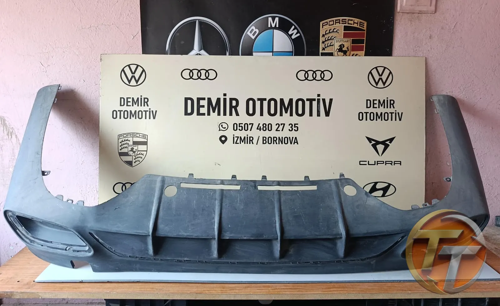 MERCEDES E180 E200 W214 2024-2026 ARKA TAMPON DİFÜZÖRÜ ORJİNAL ÇIKMA A2148851503