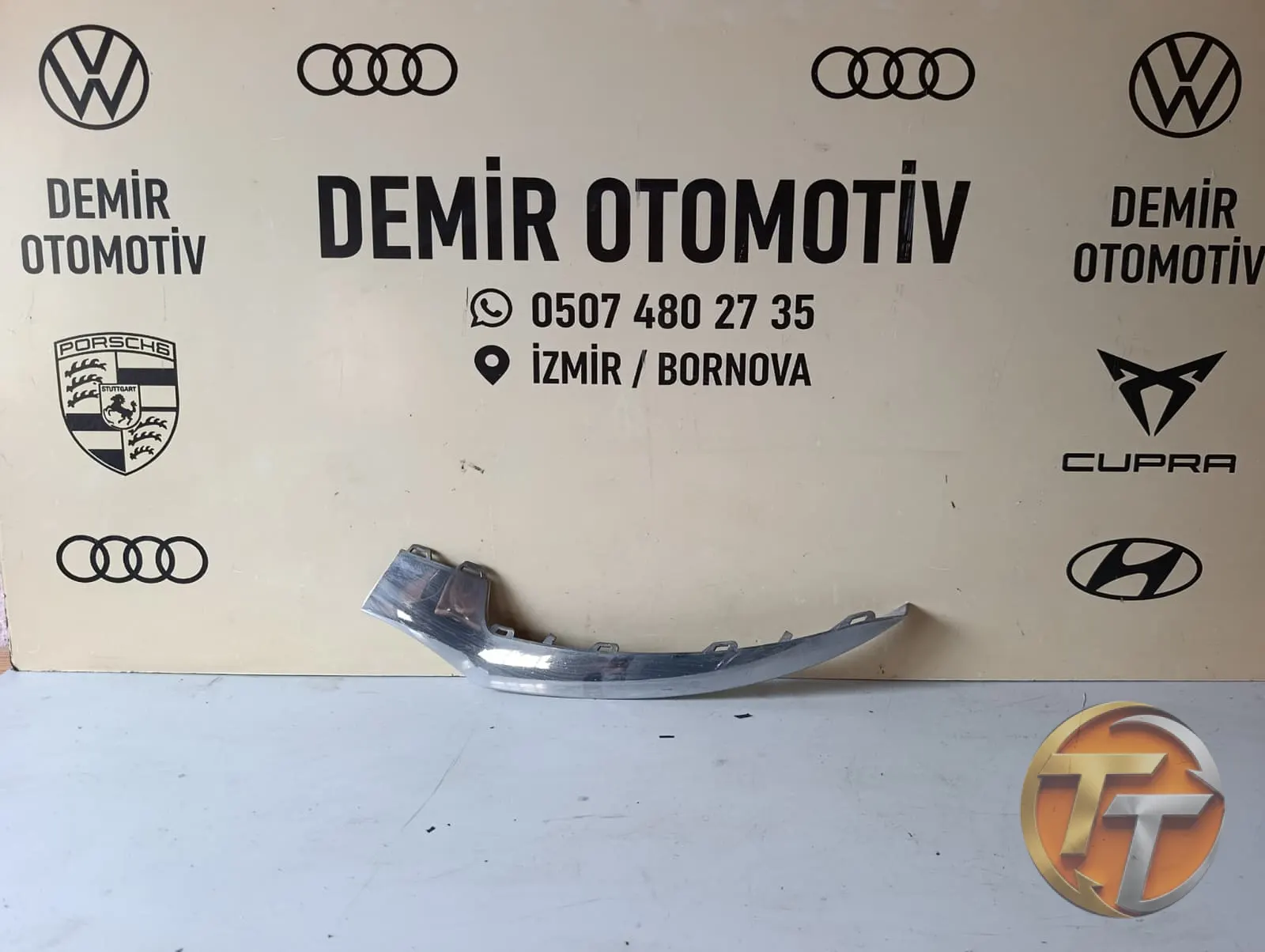 MERCEDES W207 COUPE SOL ÖN TAMPON NİKELAJI ORJİNAL ÇIKMA A2078850500