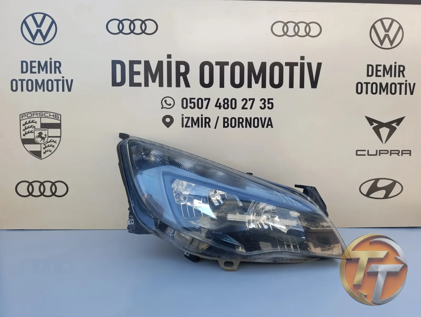OPEL ASTRA J SAĞ ÖN FAR LEDLİ ORJİNAL ÇIKMA 2012-2019