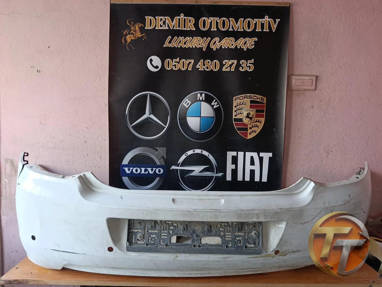 PEUGEOT 301 ARKA TAMPON ÇIKMA ORJİNAL 2013-2016 9677664277