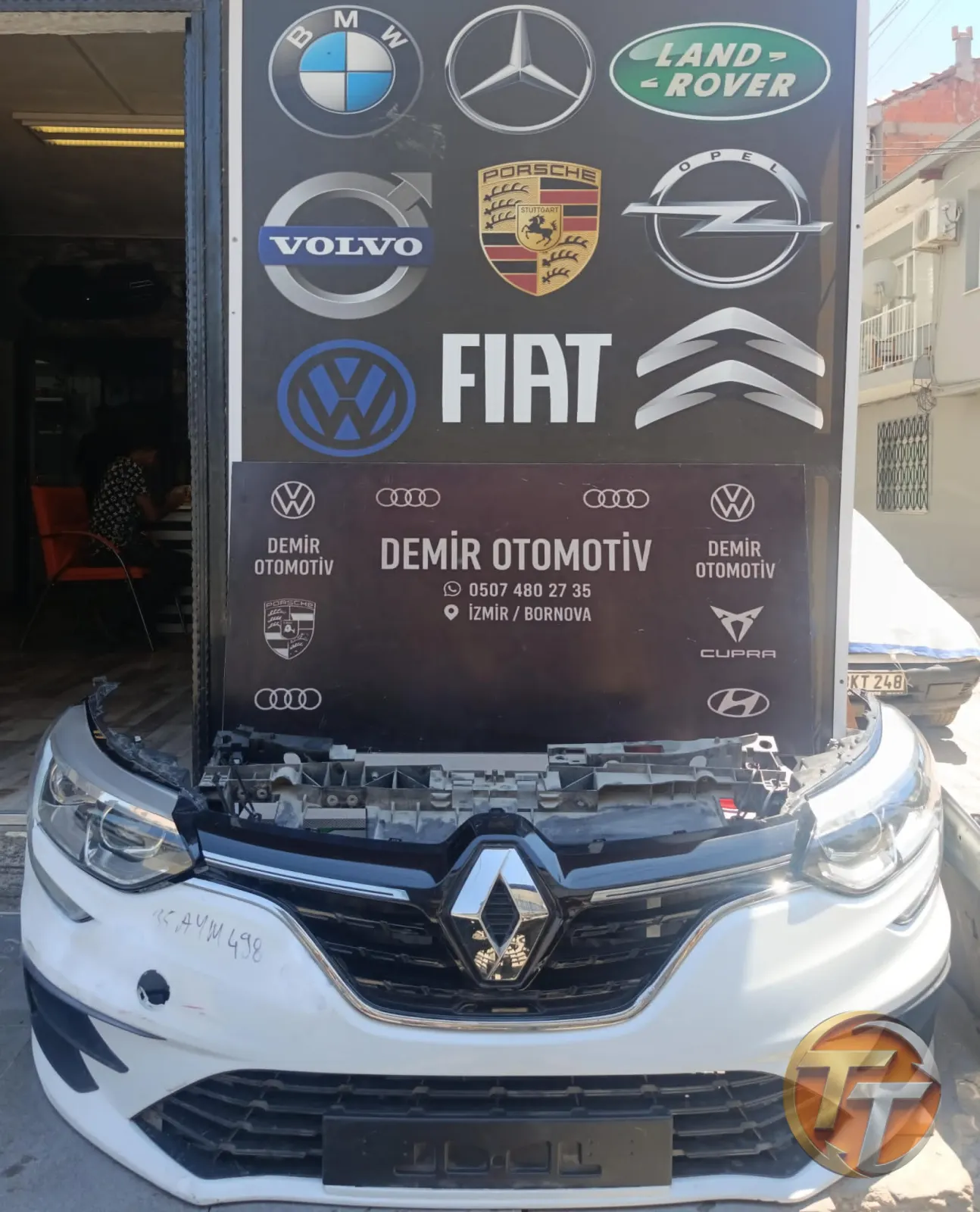RENAULT MEGANE 4 ÖN TAMPON DOLU SAĞ SOL FAR 2021-2024 ORJİNAL ÇIKMA