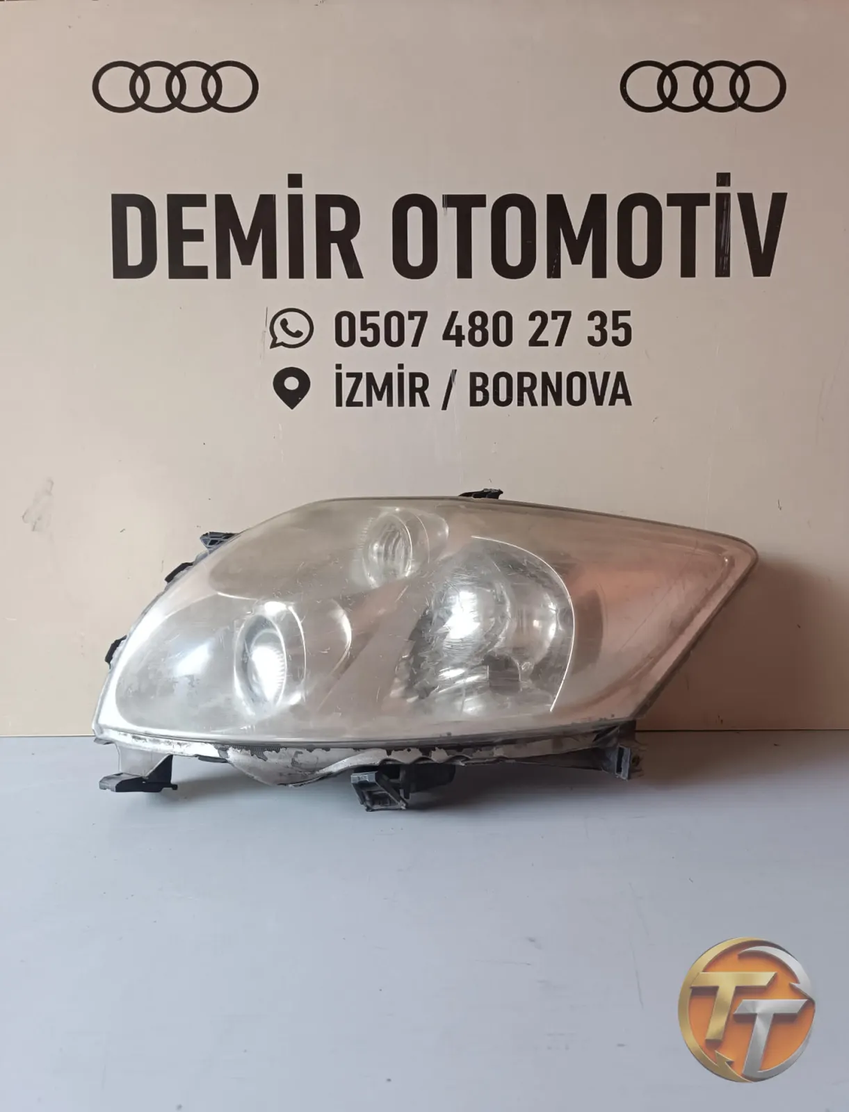 TOYOTA AURİS 2009-2012 SOL ÖN FAR ÇIKMA ORJİNAL 81170-02460