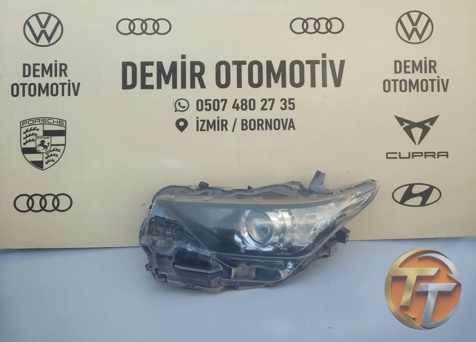 TOYOTA AURİS 2015-2018 LED'Lİ SOL ÖN FAR ÇIKMA ORJİNAL
