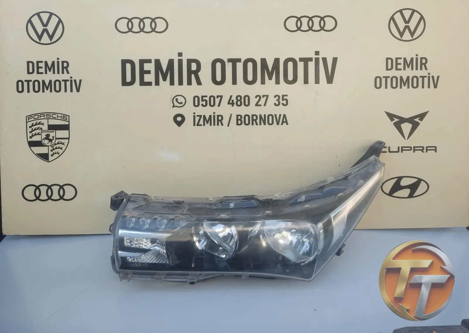 TOYOTA COROLLA 2013-2015 SOL ÖN FAR ÇIKMA ORJİNAL