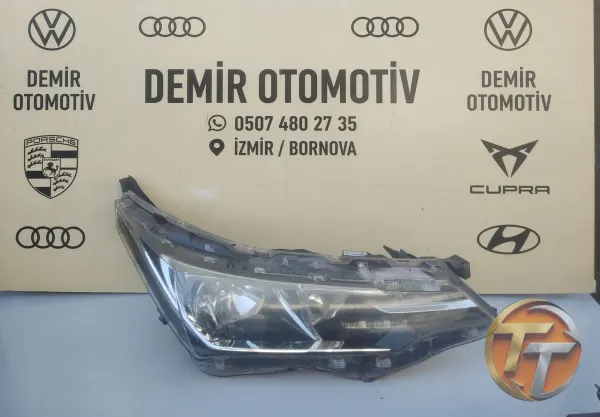 TOYOTA COROLLA 2015-2018 LED'Lİ SAĞ ÖN FAR ÇIKMA ORJİNAL