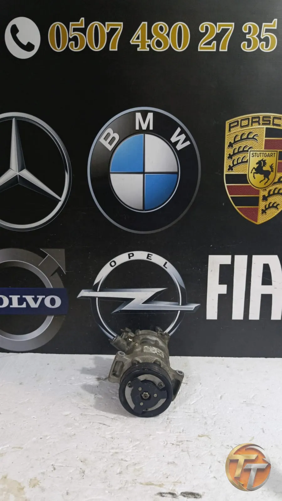 VOLKSWAGEN GOLF 6 PASSAT CADDY KLİMA KOMPRESÖRÜ 5K0820803G