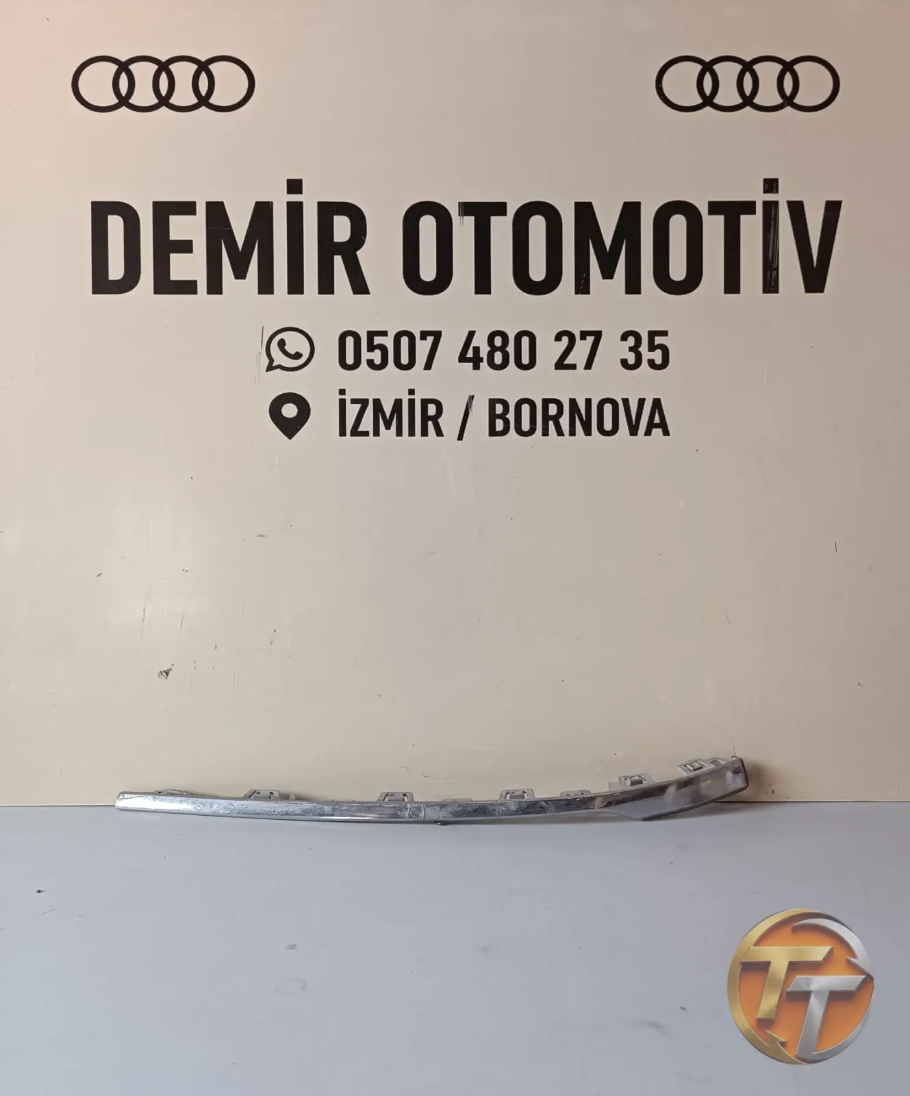VOLKSWAGEN PASSAT B8 2015-2018 SAĞ ÖN TAMPON KROM ÇITASI NİKELAJI 300853254