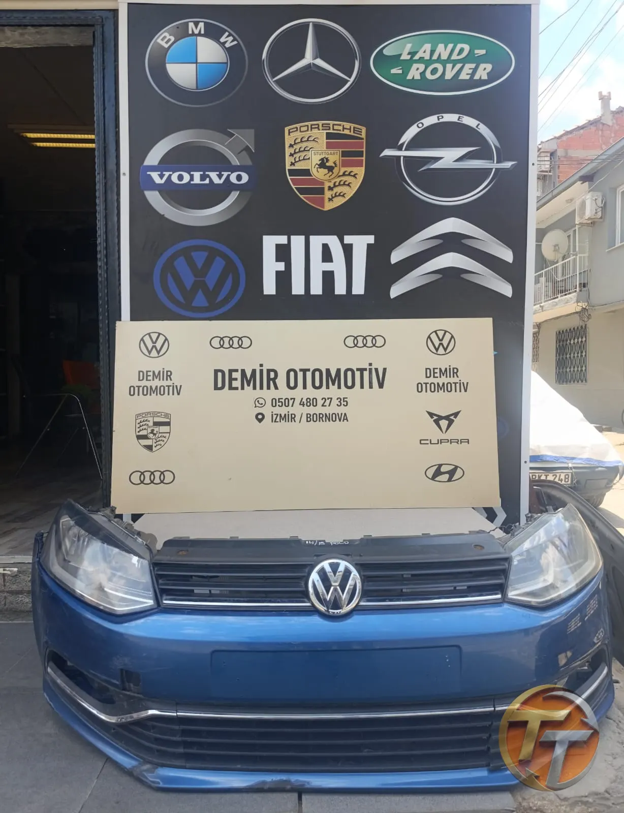 VOLKSWAGEN POLO 2014-17 ÖN TAMPON DOLU SAĞ SOL FAR ORJİNAL ÇIKMA