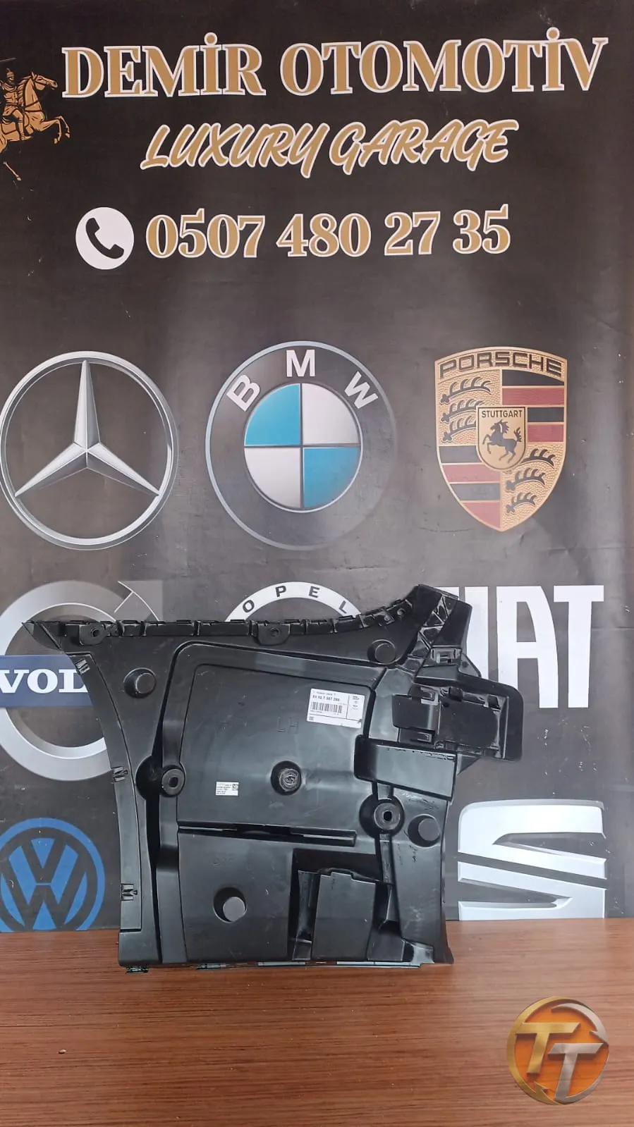 BMW 5 SERİSİ G30 SOL ARKA TAMPON BRAKETİ SIFIR ORJİNAL 7387299