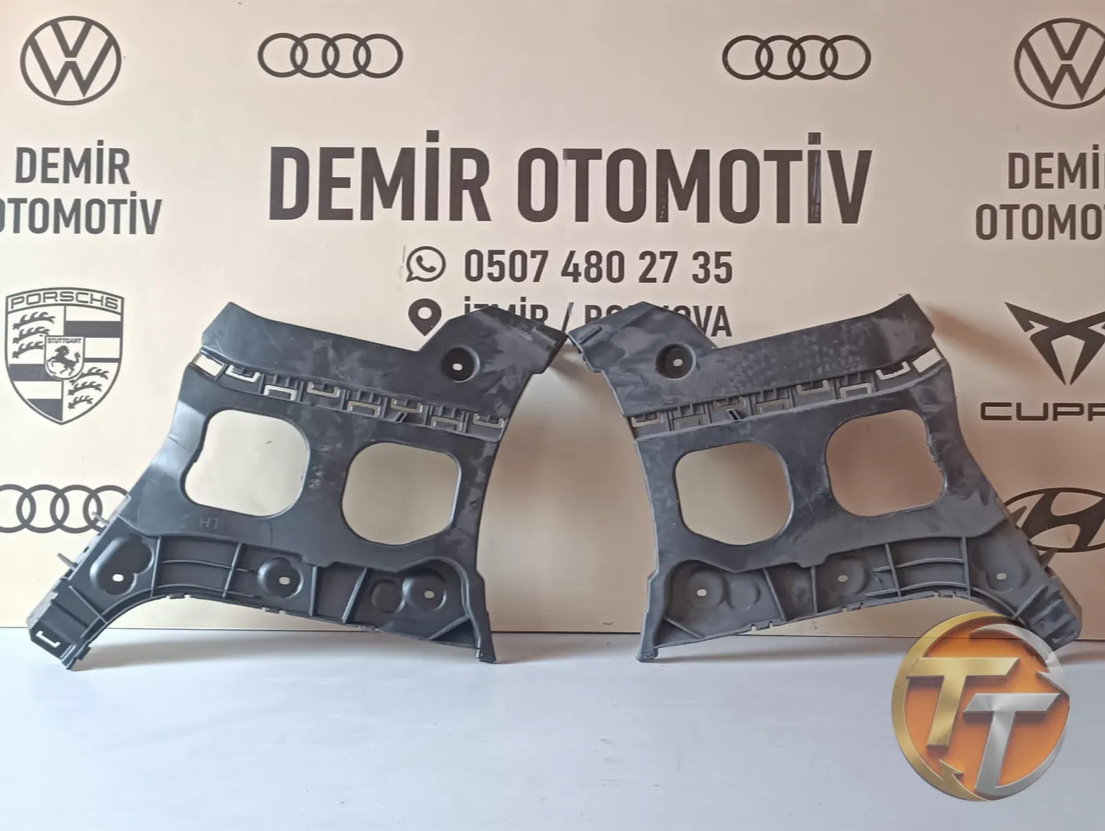 FORD COURİER 2014-2022 SAĞ SOL ARKA TAMPON BRAKETİ SIFIR ORJİNAL ET76-17A882-AK ET76-17A881-AK
