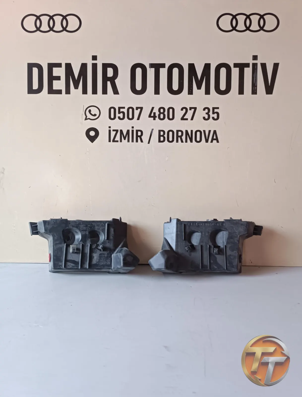 FORD COURİER SAĞ SOL ÖN TAMPON BRAKETİ SIFIR ORJİNAL ET76 17D958 ET76 17D959