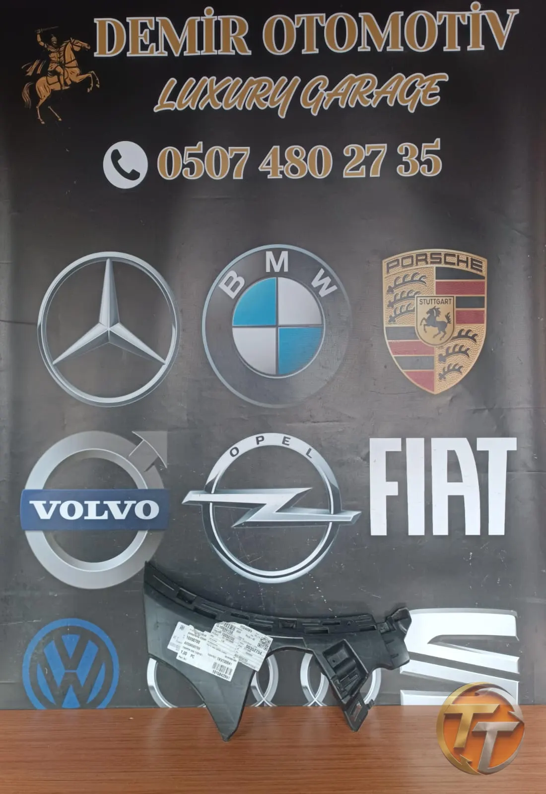 MERCEDES GLC W253 SOL ÖN TAMPON BRAKETİ SIFIR ORJİNAL A2538850765