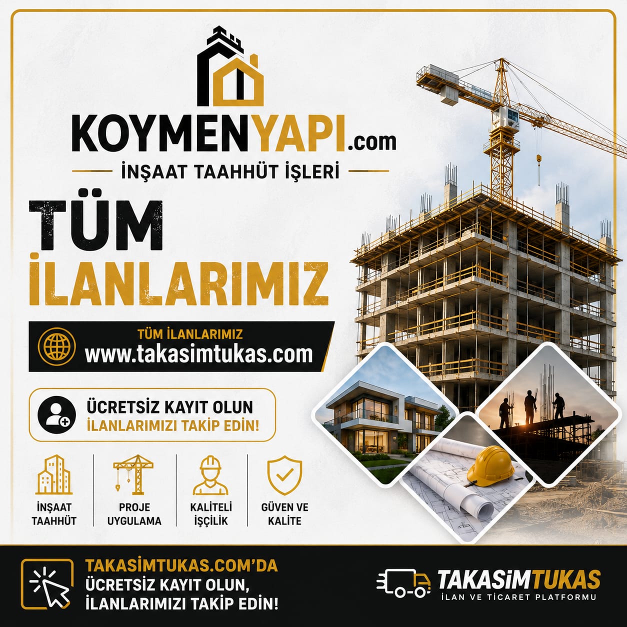 İNŞAAT TAAHÜT İŞBİTİRME