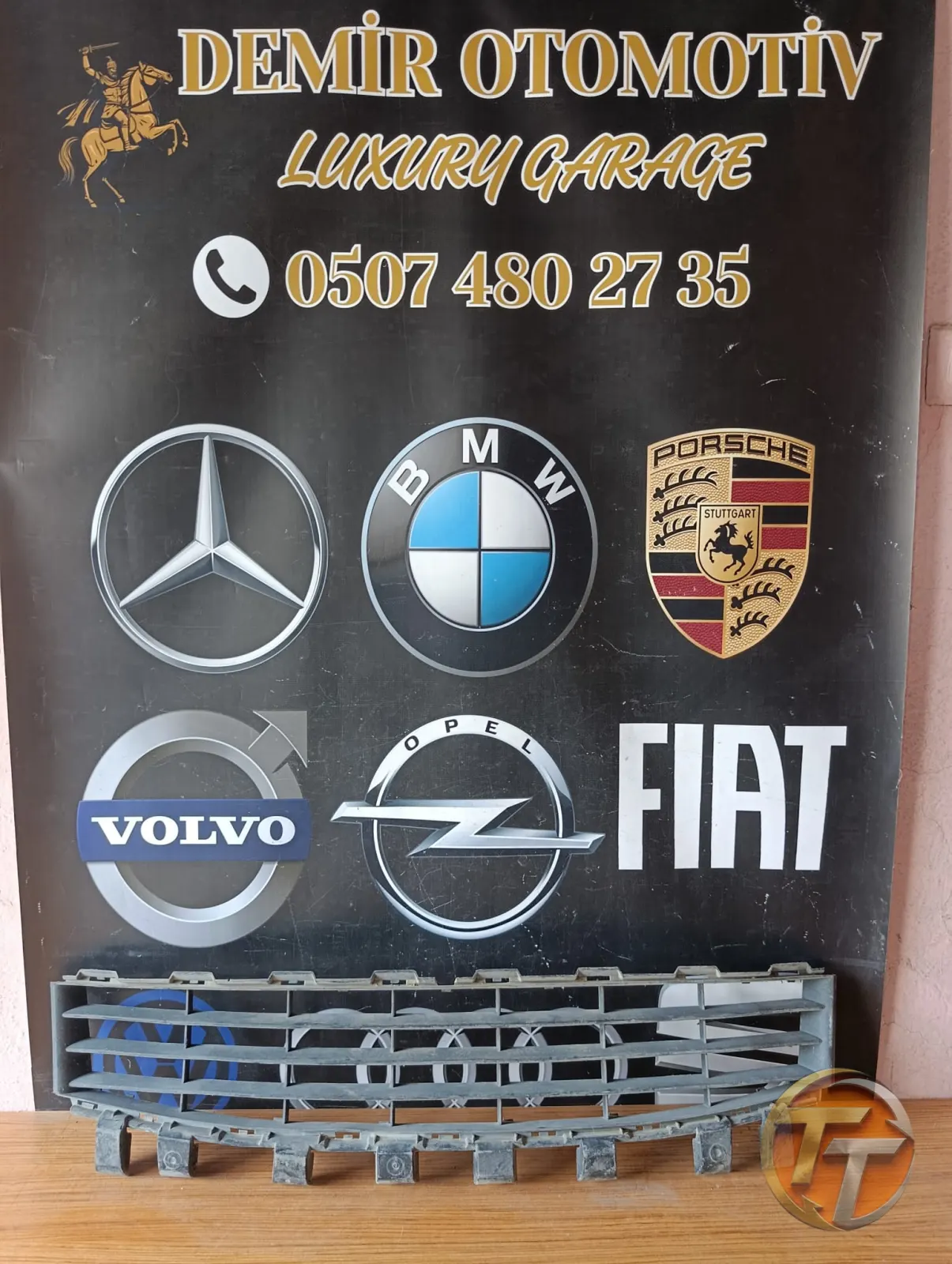 RENAULT MEGANE 2 ÖN TAMPON ORTA IZGARA