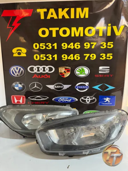 Ford Courier sağ far sol far siyah