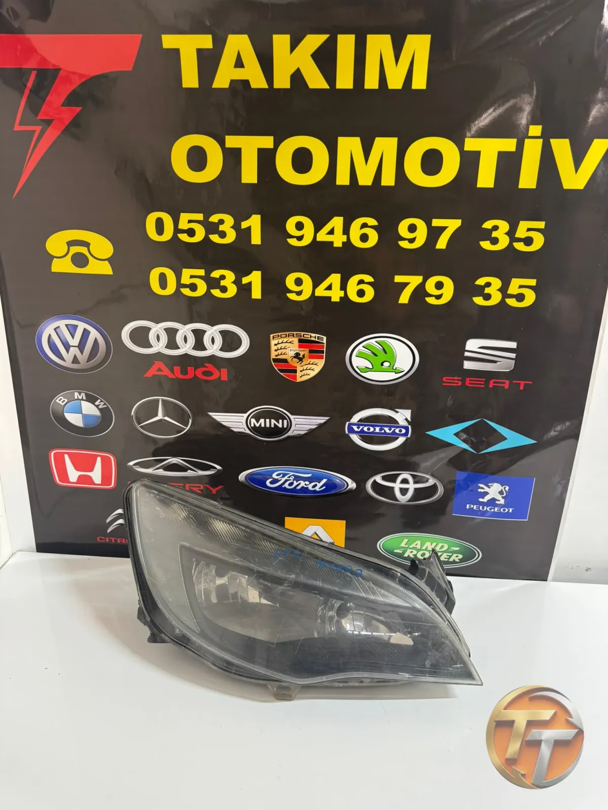 OPEL Astra j sağ far