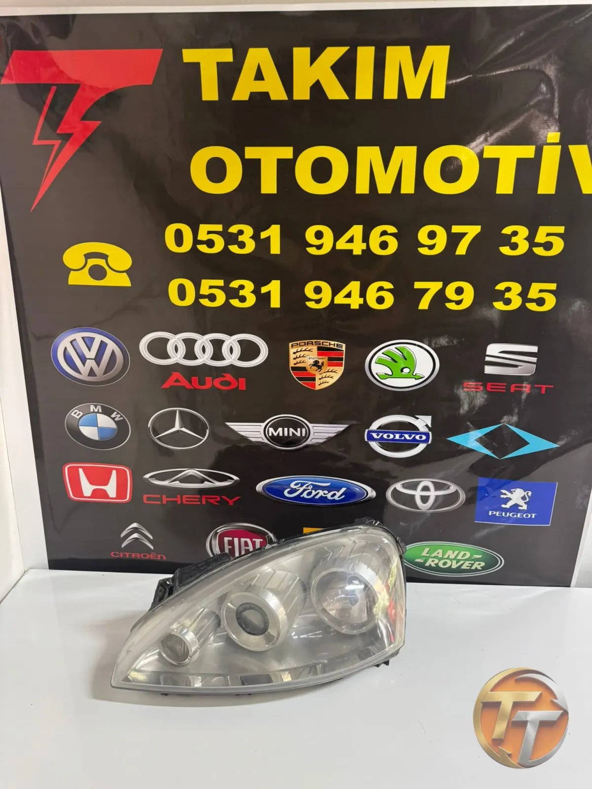 OPEL CORSA C sol far mercekli
