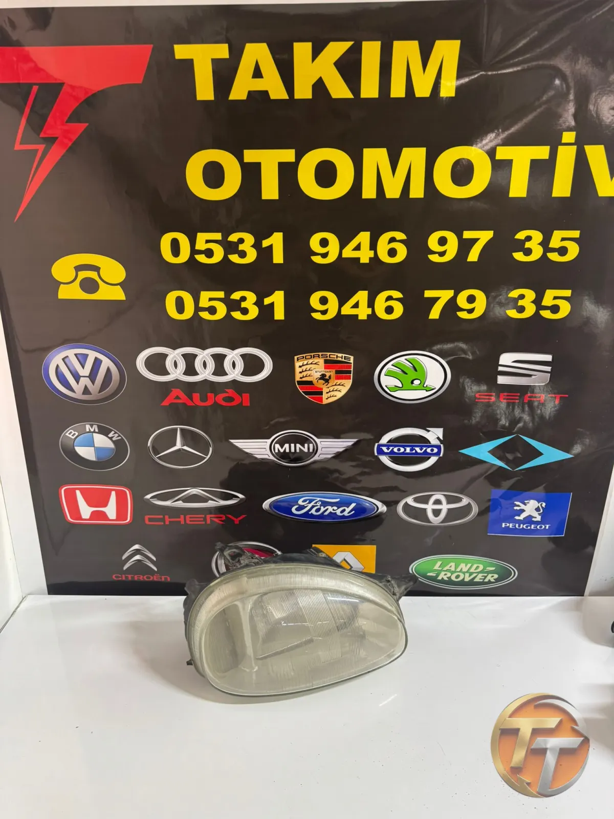 OPEL CORSA b sağ far