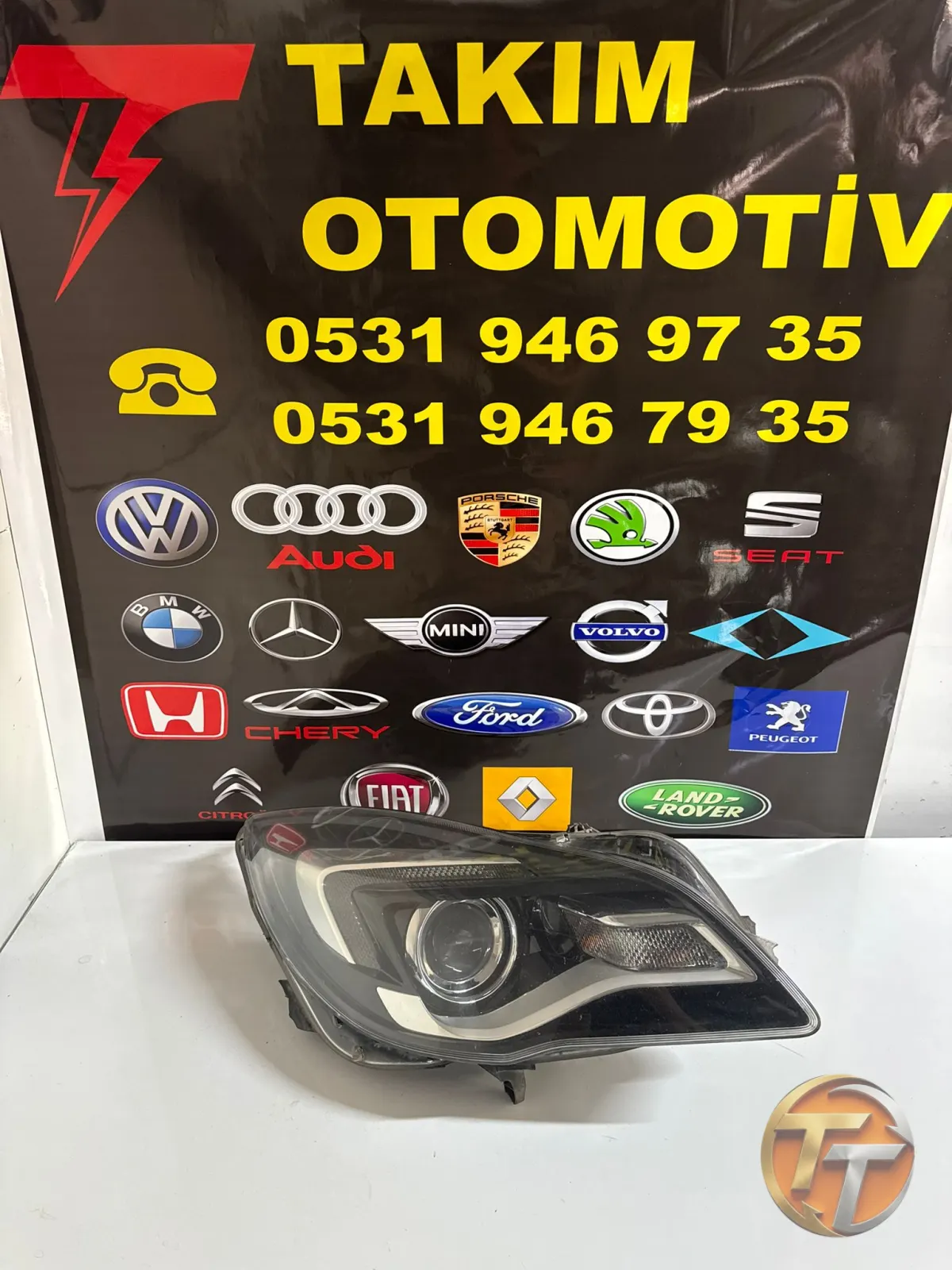 OPEL insignia sağ far mercekli