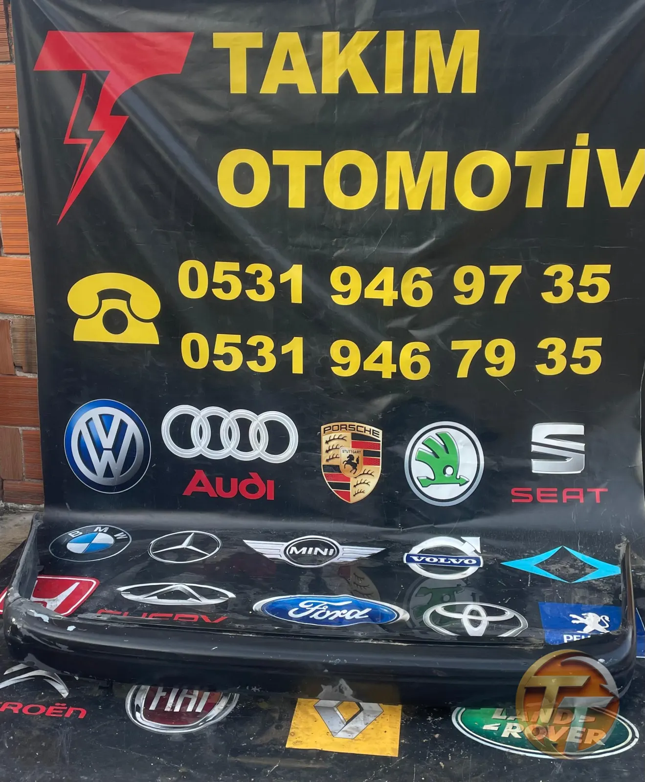 TOYOTA COROLLA ARKA TAMPON ÜST