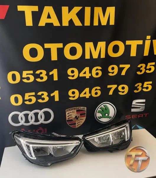 OPEL CROSSLAND X SAĞ SOL FAR TAKIM HALOJEN
