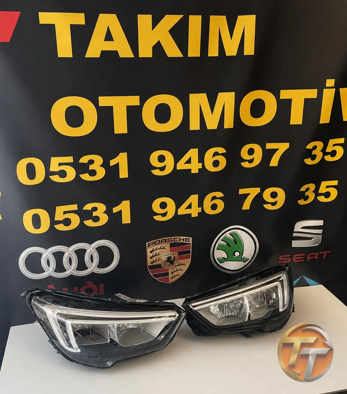 OPEL CROSSLAND X SAĞ SOL FAR TAKIM HALOJEN