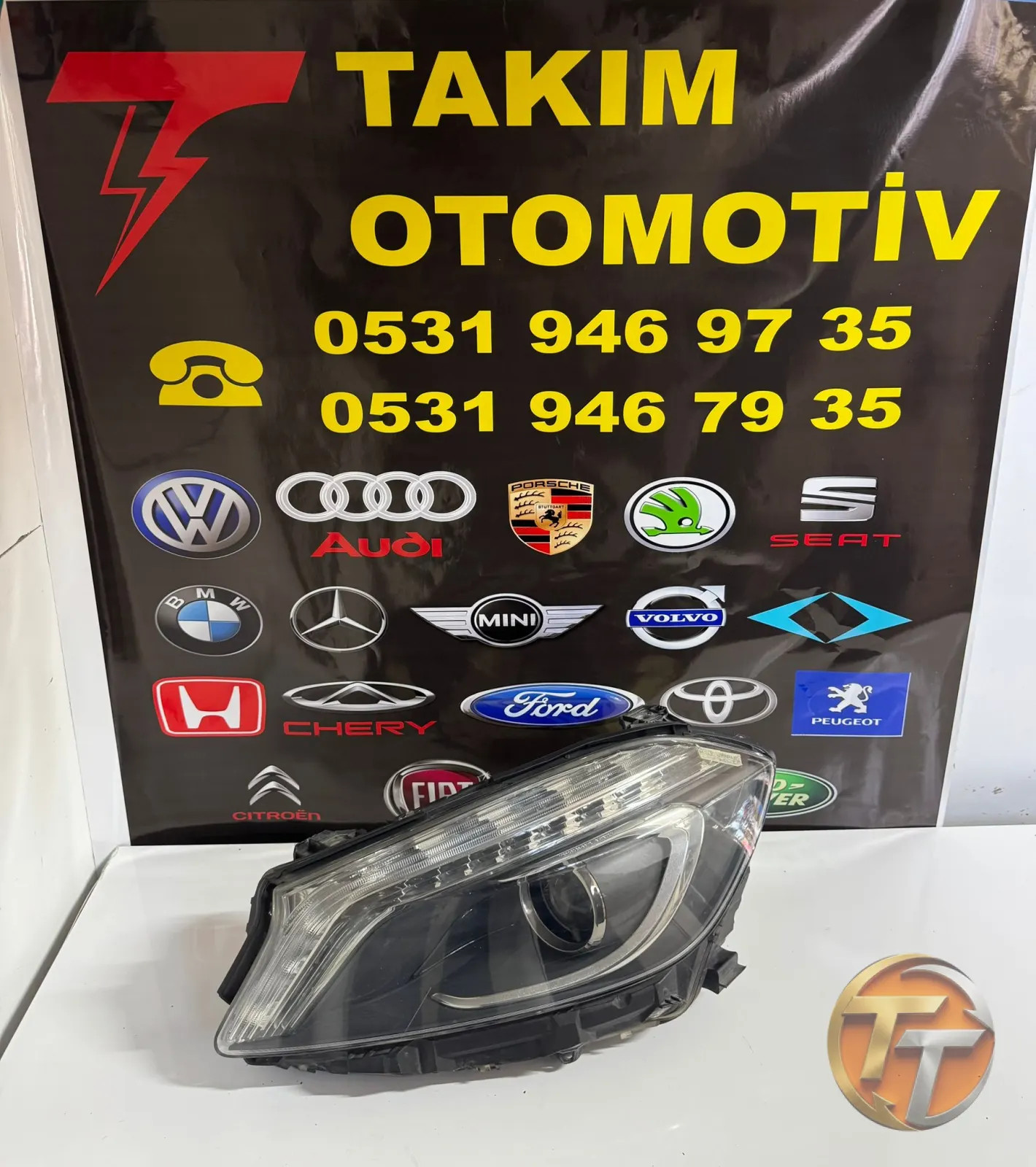 MERCEDES BENZ A SERİSİ W176 KASA SOL FAR