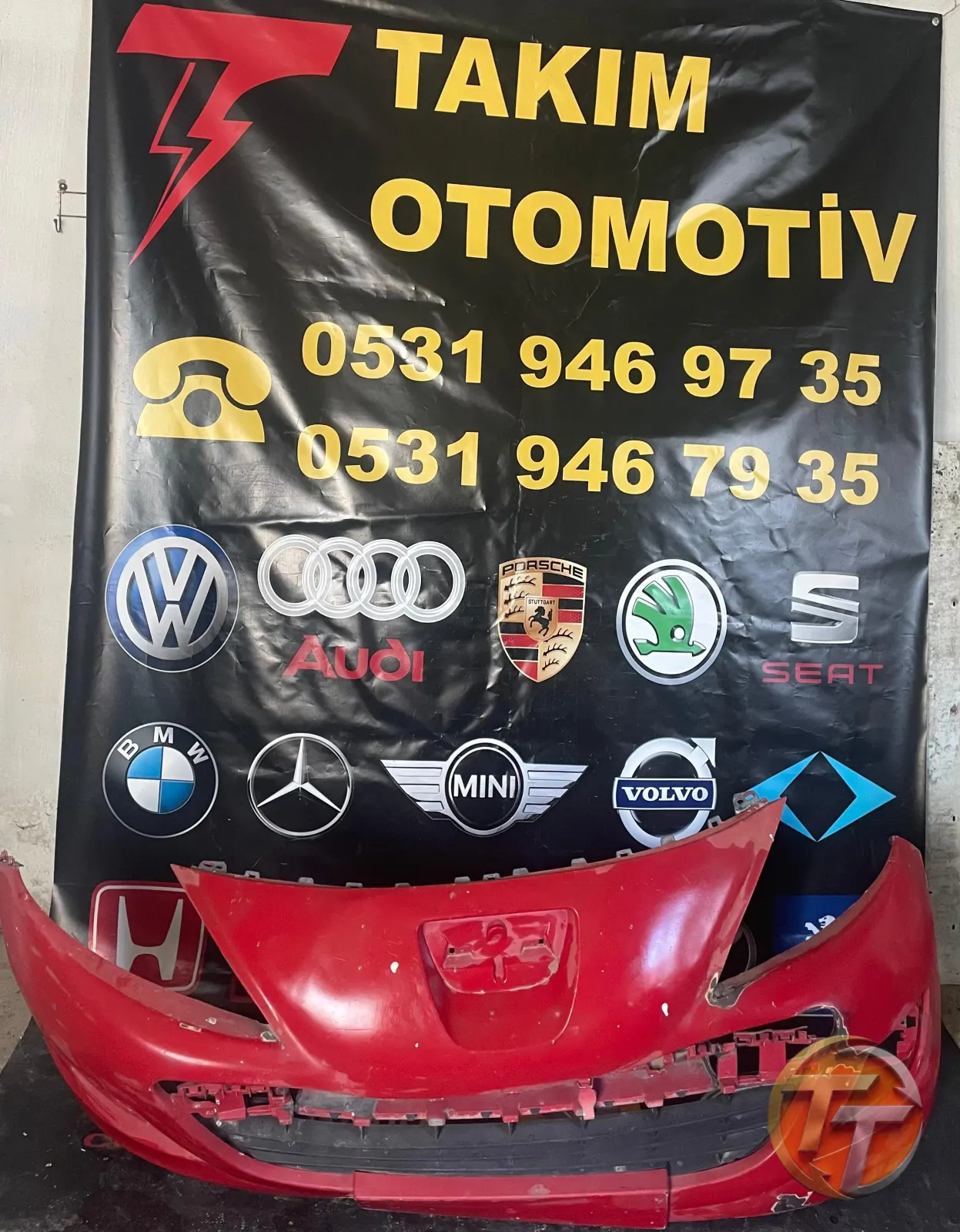 PEUGEOT 207 MAKYAJLI KASA ÖN TAMPON
