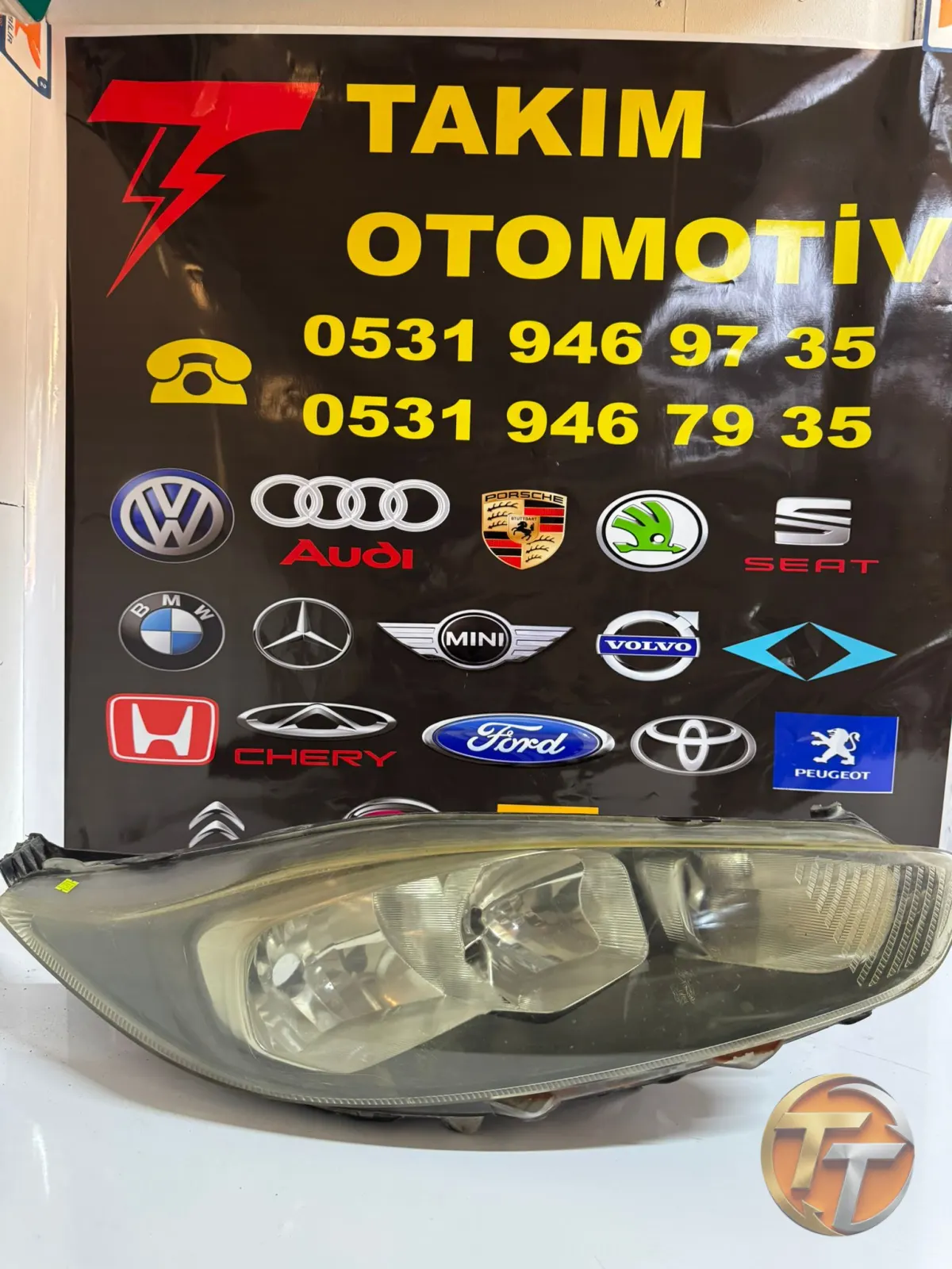 FORD FİESTA SAĞ FAR 13-17