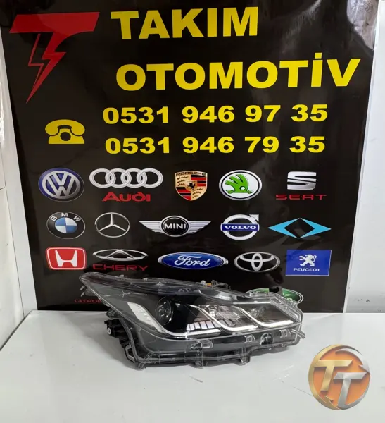 Toyota corolla sağ far Ledli mercekli