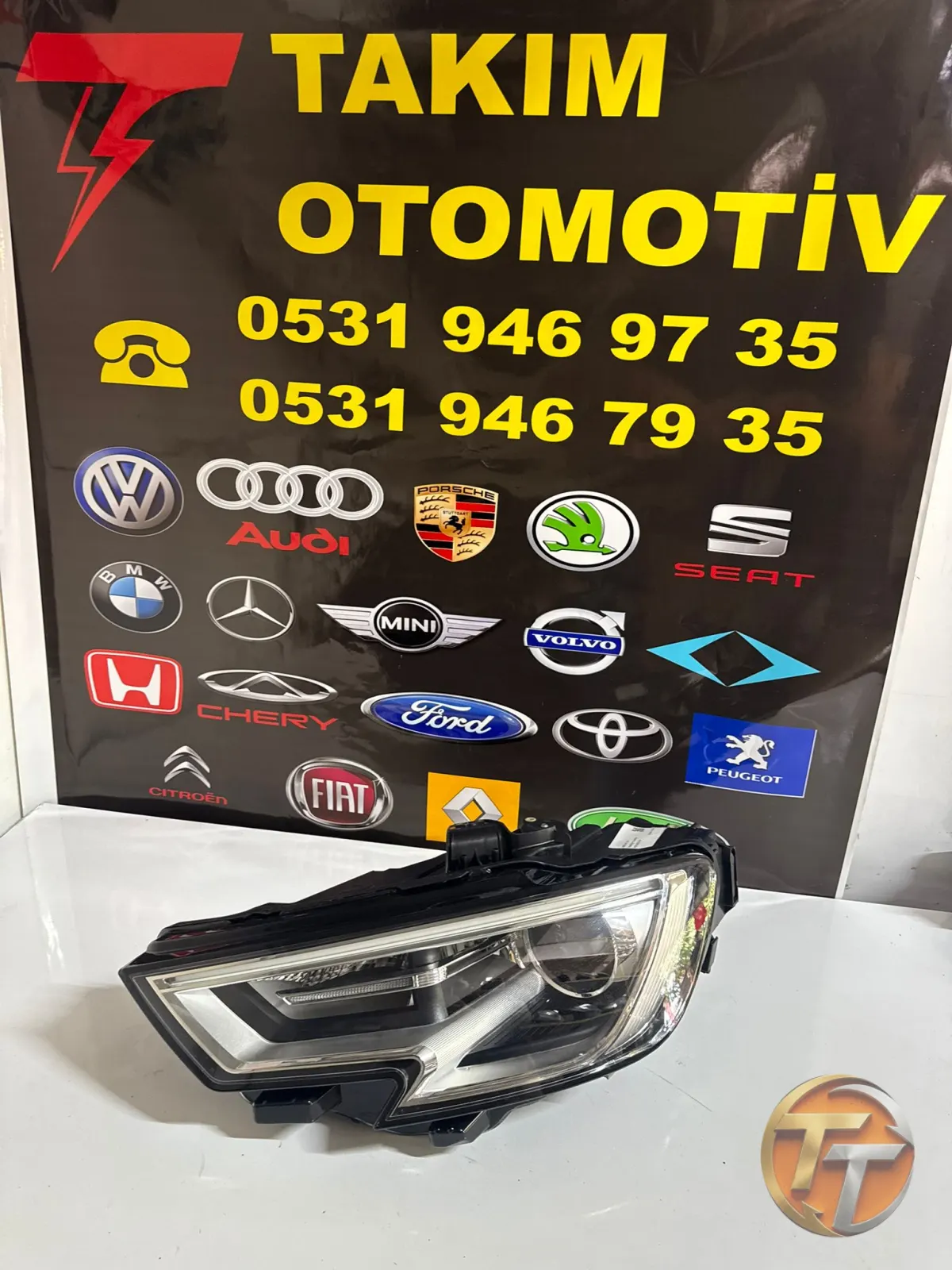 AUDİ A3 SOL FAR 8V Z FAR