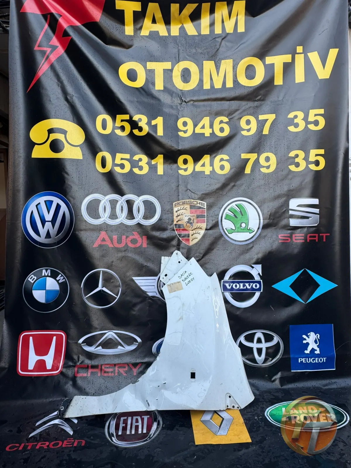DACIA DOKKER LODGY SOL ÖN ÇAMURLUK