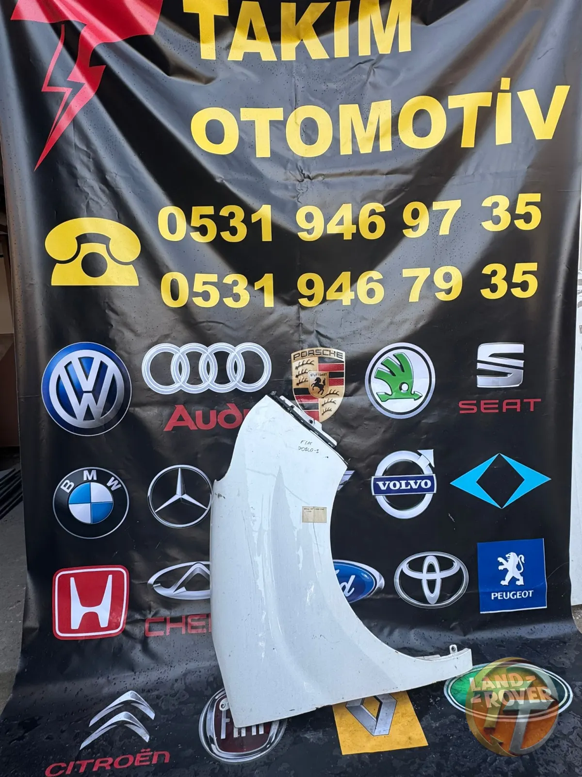 FİAT DOBLO 3  SAĞ ÖN ÇAMURLUK