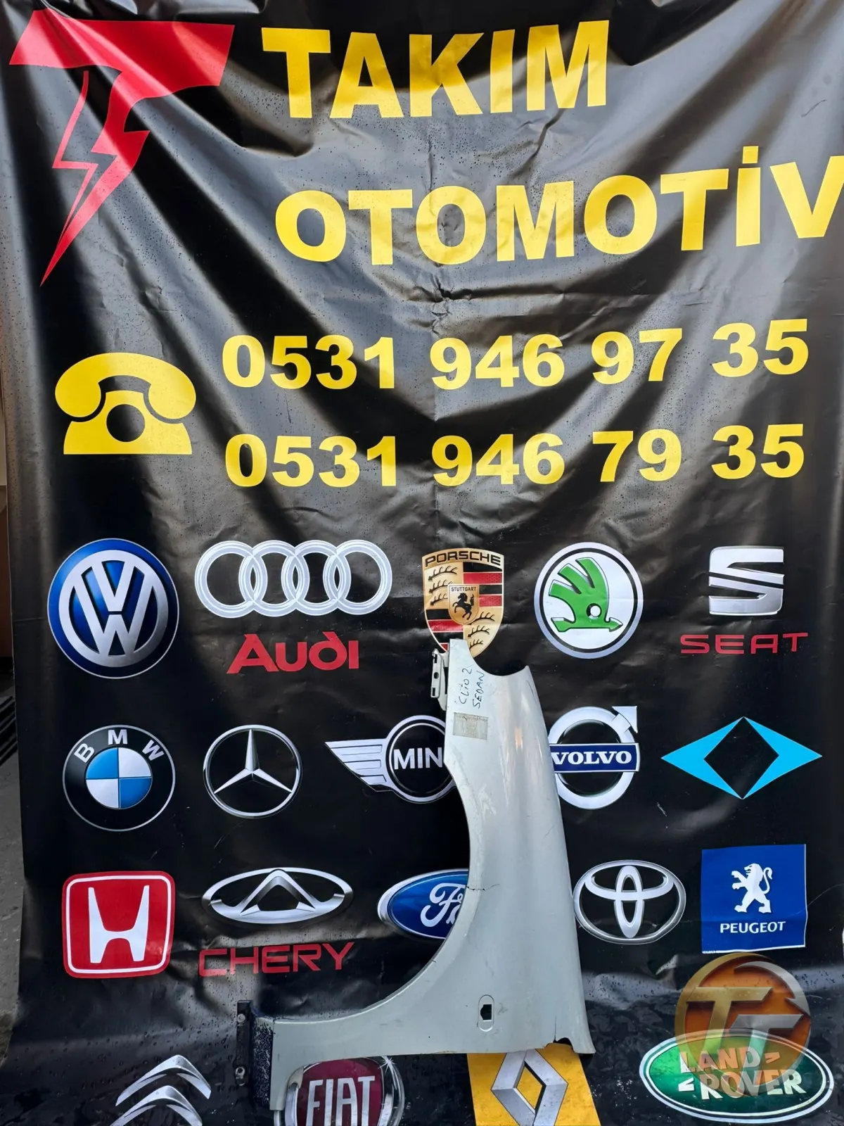 RENAULT CLİO 2 SOL ÖN ÇAMURLUK