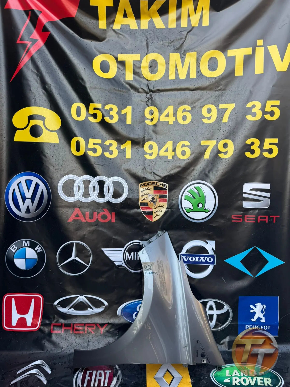 RENAULT ZOE SOL ÖN ÇAMURLUK