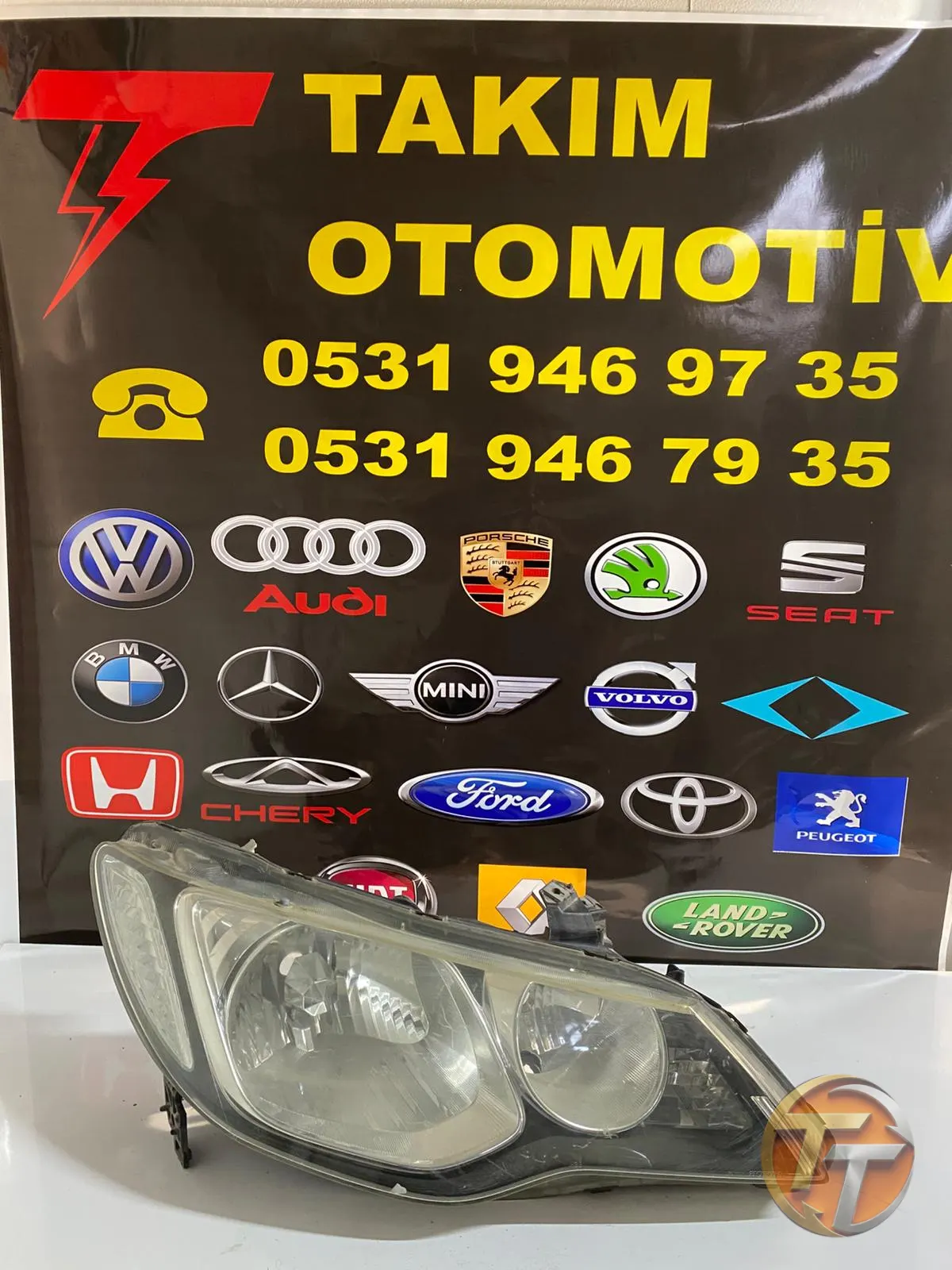 HONDA CİVİC FD6 SAĞ FAR XENON 7000)