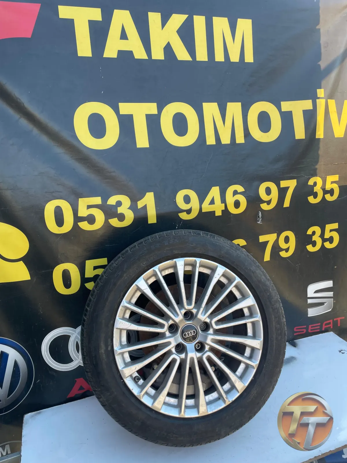 AUDİ A6 18 İNÇ JANT LASTİK FREN KALİPERİ DİSK 4K0601025C
